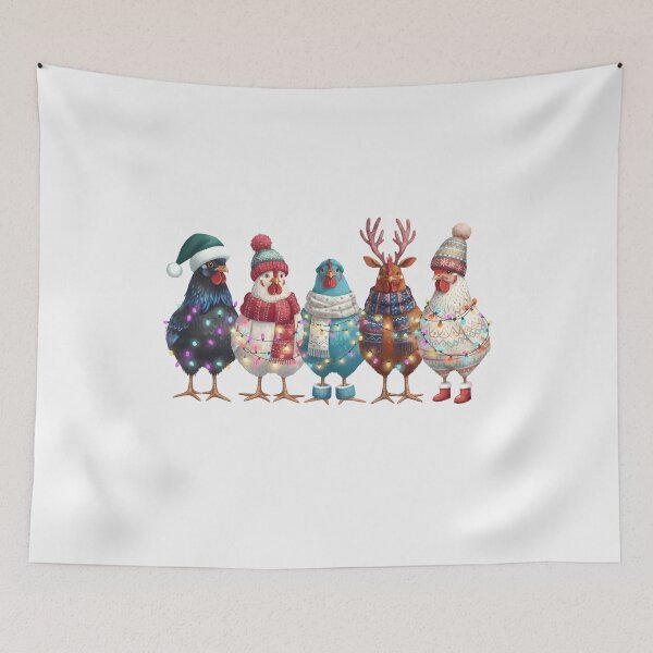 Item preview,  Chicken Christmas, Reindeer Chicken, Funny Holiday, Farm Xmas, Chicken Lover Gift, Christmas Farmer  designed and sold by DesignDenDo ⭐⭐⭐⭐⭐.