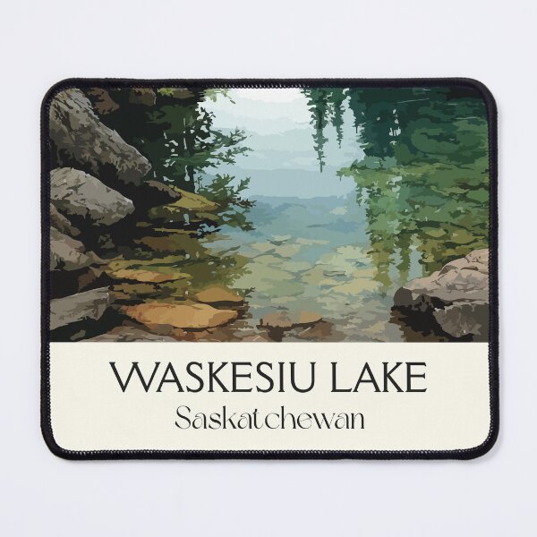 Item preview, Waskesiu Lake Saskatchewan | Prince Albert National Park Nature Art Print designed and sold by TuncGK.