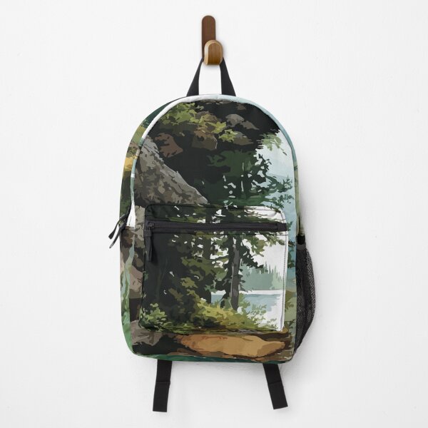 Item preview, Waskesiu Lake Saskatchewan | Prince Albert National Park Nature Art Print designed and sold by TuncGK.