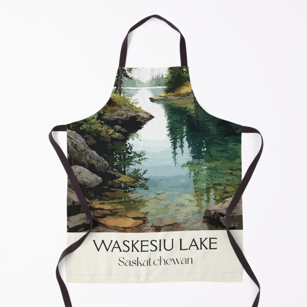 Item preview, Waskesiu Lake Saskatchewan | Prince Albert National Park Nature Art Print designed and sold by TuncGK.