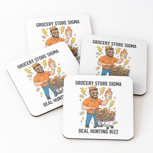 Item preview, Grocery Sigma Rizz: Winning Shopping Art designed and sold by AnnDesignStudio.