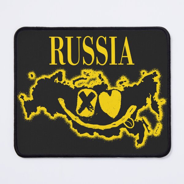 Item preview, Oh, these Russians! Grunge Russia Smiley Map Graphic Design designed and sold by pelagio.