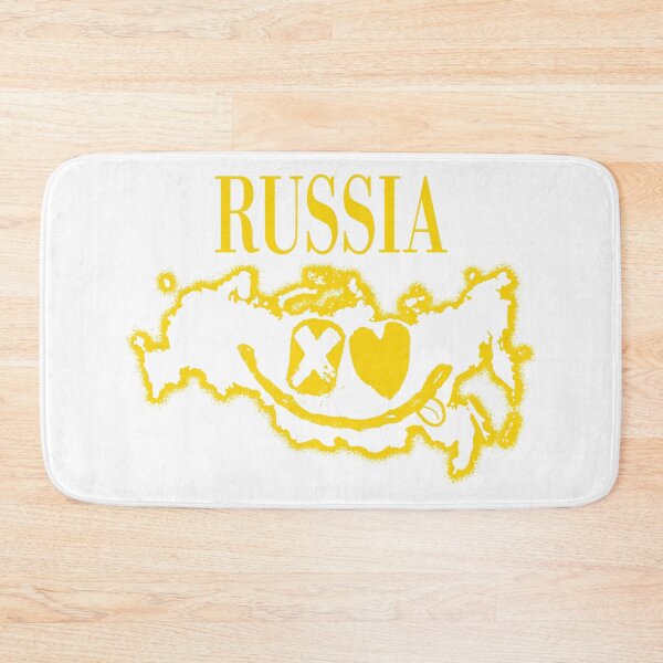Item preview, Oh, these Russians! Grunge Russia Smiley Map Graphic Design designed and sold by pelagio.