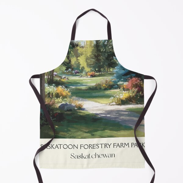 Item preview, Saskatoon Forestry Farm Park | Garden Path & Trees Art Print designed and sold by TuncGK.