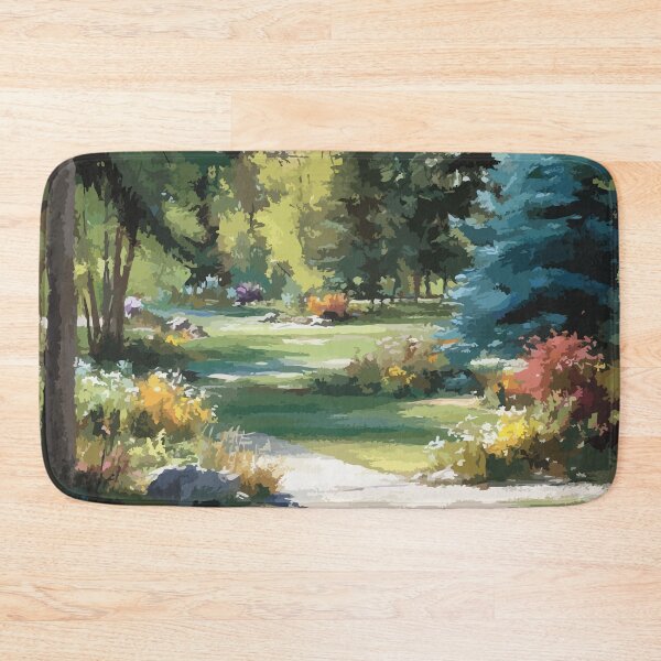 Item preview, Saskatoon Forestry Farm Park | Garden Path & Trees Art Print designed and sold by TuncGK.