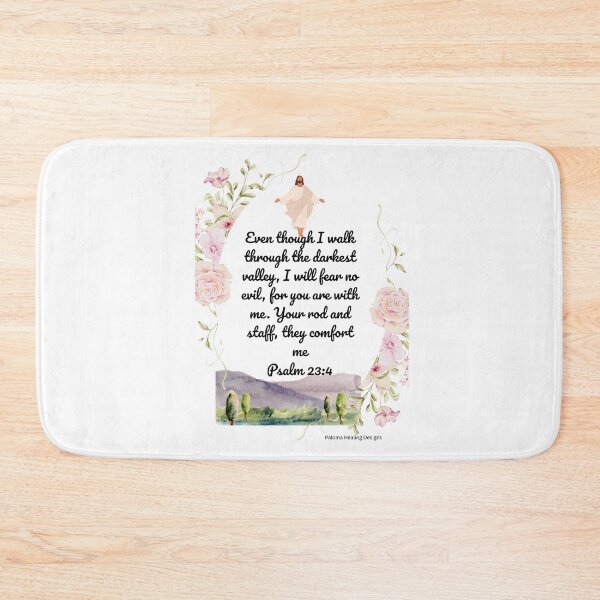 Item preview, Psalm 23:4 Christ image in Mountain Valley designed and sold by PalomaHealing24.