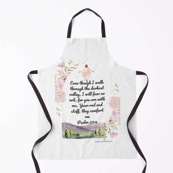Item preview, Psalm 23:4 Christ image in Mountain Valley designed and sold by PalomaHealing24.