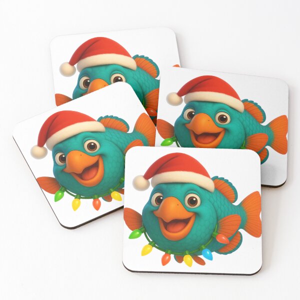 Item preview, Christmas Parrotfish designed and sold by Sillytoe.