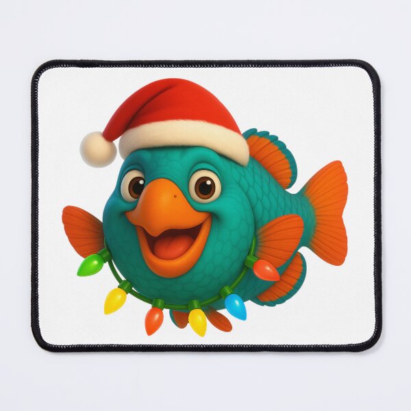 Item preview, Christmas Parrotfish designed and sold by Sillytoe.