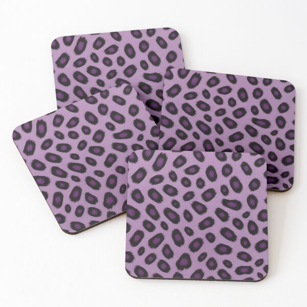 Item preview, Trendy Luxury Purple Pink Faux Fur Leopard Collection designed and sold by TrendyDesigne412.