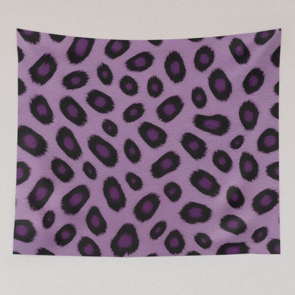Item preview, Trendy Luxury Purple Pink Faux Fur Leopard Collection designed and sold by TrendyDesigne412.