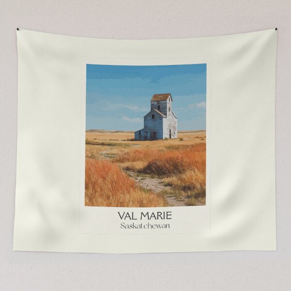 Item preview, Val Marie Saskatchewan | Gateway to Grasslands National Park Art Print designed and sold by TuncGK.