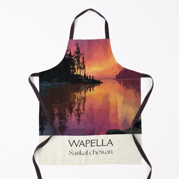 Item preview, Wapella Saskatchewan Nature | Sunset Reflection & Trees Art Print designed and sold by TuncGK.