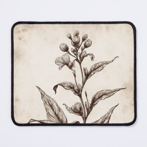 Item preview, Botanical Sketch with Latin Labels designed and sold by Roshini-John.