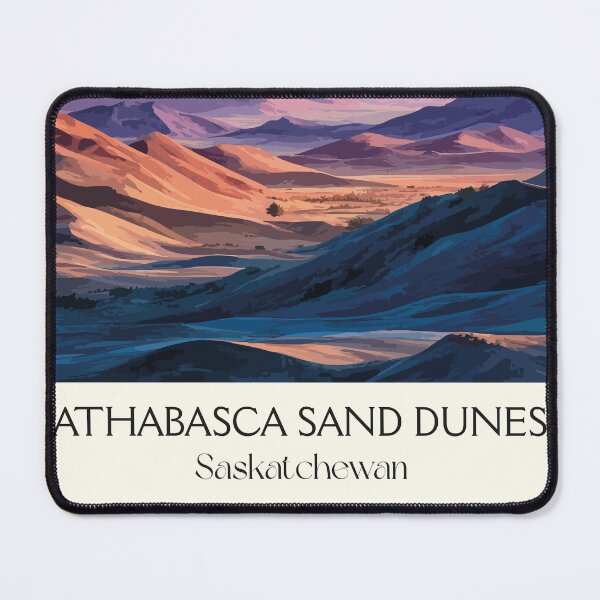 Item preview, Athabasca Sand Dunes Saskatchewan | Desert Wilderness Art Print designed and sold by TuncGK.