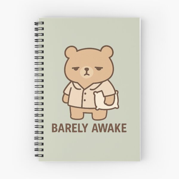 Item preview, Barely Awake Sleepy Bear  designed and sold by Snacky Paws.