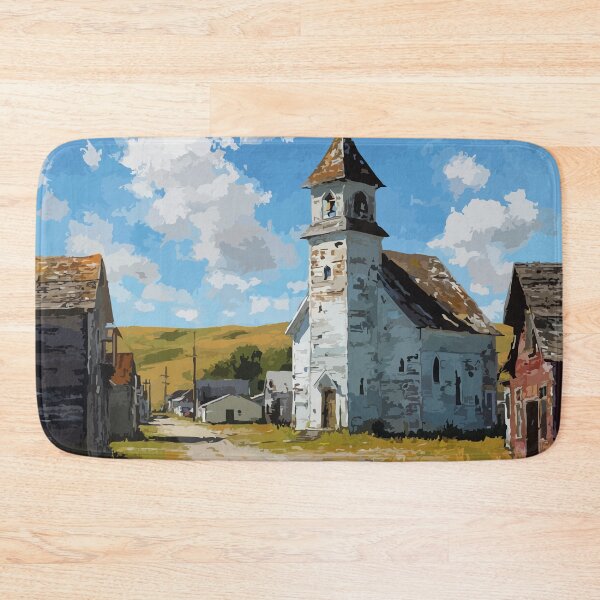 Item preview, Batoche National Historic Site | Metis Heritage Church Art Print designed and sold by TuncGK.