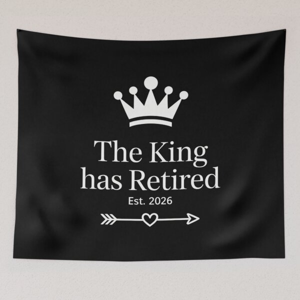 Item preview, The King Has Retired Est. 2026 - Funny Retirement Crown Shirt, Retirement Gift for Him designed and sold by Gogetgiggles.