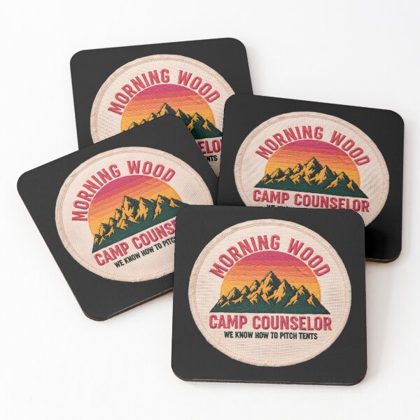 Item preview, Vintage Morning Wood Camp Counselor designed and sold by gear-posters.