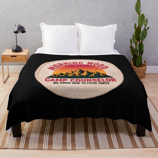 Item preview, Vintage Morning Wood Camp Counselor designed and sold by gear-posters.