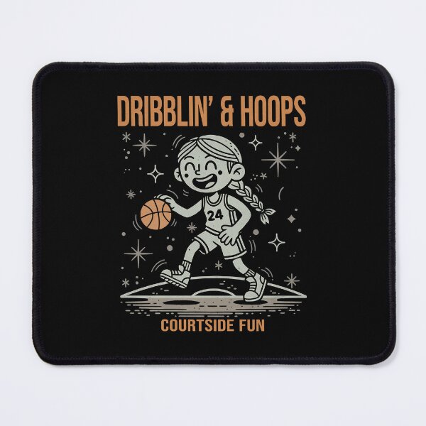 Item preview, Girl Basketball Player - Dribbling and Hoops designed and sold by AnAzArt.