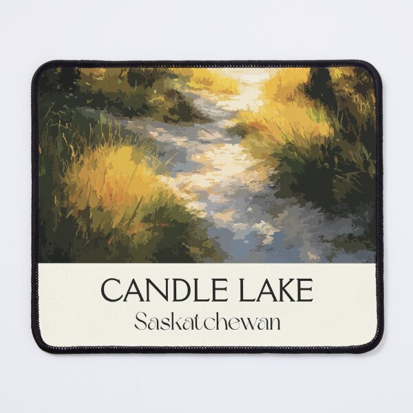 Item preview, Candle Lake Saskatchewan | Sandy Beach & Pine Trees Art Print designed and sold by TuncGK.