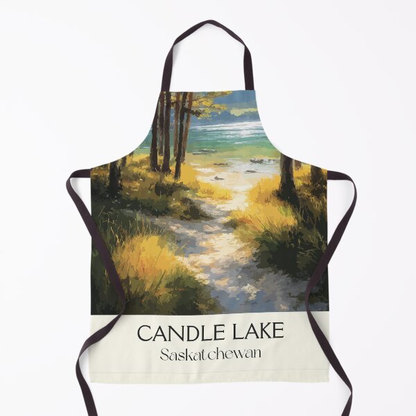 Item preview, Candle Lake Saskatchewan | Sandy Beach & Pine Trees Art Print designed and sold by TuncGK.