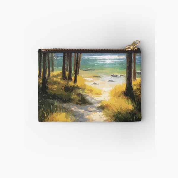 Item preview, Candle Lake Saskatchewan | Sandy Beach & Pine Trees Art Print designed and sold by TuncGK.