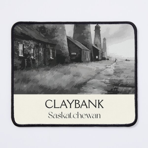 Item preview, Claybank Saskatchewan | Historic Brick Plant Industrial Art Print designed and sold by TuncGK.
