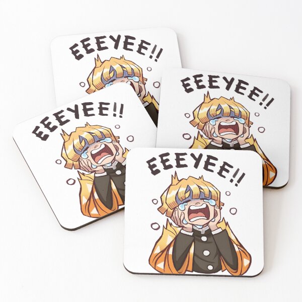 Item preview, Zenitsu agatsuma craying designed and sold by Coatink.