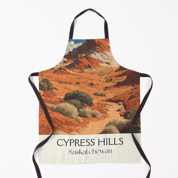 Item preview, Cypress Hills Interprovincial Park | Red Rock Geology Art Print designed and sold by TuncGK.