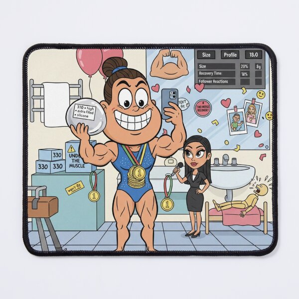 Item preview, Simone Biles' TikTok Reveal designed and sold by MemeTheNews.
