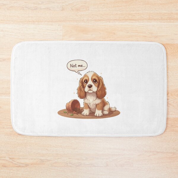 Item preview, Cute Dog Lying Challenge – Cocker Spaniel “Not Me…” Guilty Puppy Cute Illustration designed and sold by The Real Life Symphony.