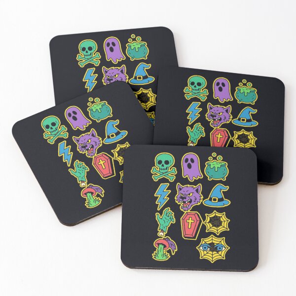 Item preview, Haunted fun icons designed and sold by WAKYSHOP.