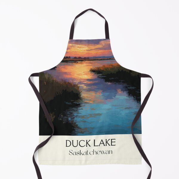 Item preview, Duck Lake Saskatchewan | Wetlands Sunset & Reeds Art Print designed and sold by TuncGK.