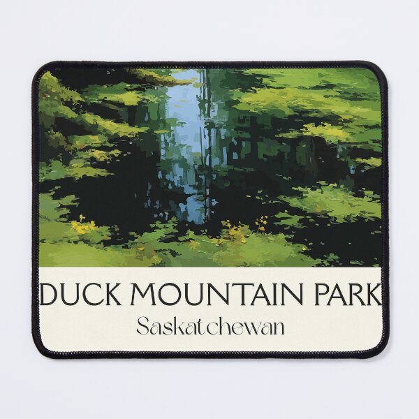 Item preview, Duck Mountain Provincial Park | Lush Green Forest Art Print designed and sold by TuncGK.