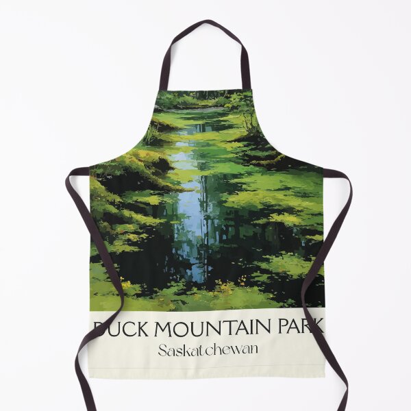 Item preview, Duck Mountain Provincial Park | Lush Green Forest Art Print designed and sold by TuncGK.
