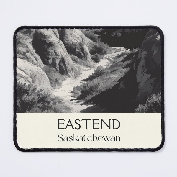 Item preview, Eastend Saskatchewan Landscape | Frenchman River Valley Art Print designed and sold by TuncGK.