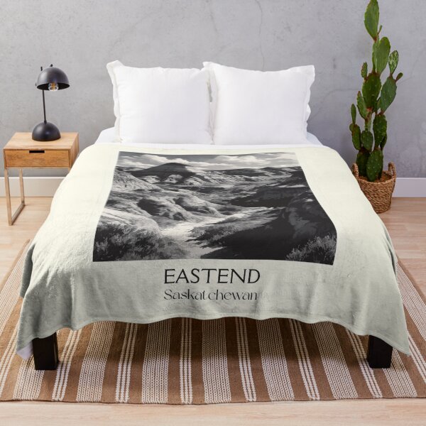 Item preview, Eastend Saskatchewan Landscape | Frenchman River Valley Art Print designed and sold by TuncGK.