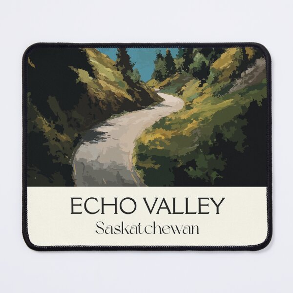 Item preview, Echo Valley Provincial Park | River & Hills Landscape Art Print designed and sold by TuncGK.