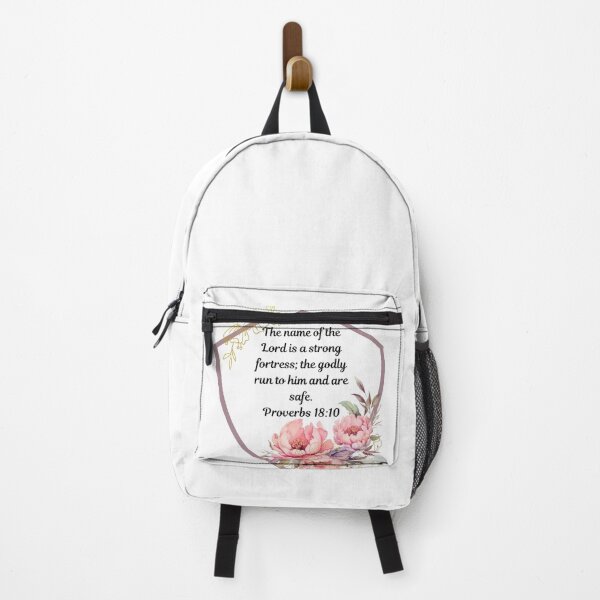 Item preview, Pink peonies, strong fortress, Bible scripture designed and sold by PalomaHealing24.
