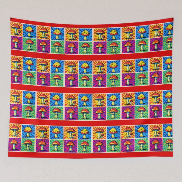 Item preview, SHROOM POWER – Psychedelic Pop Art designed and sold by DariaCraft.