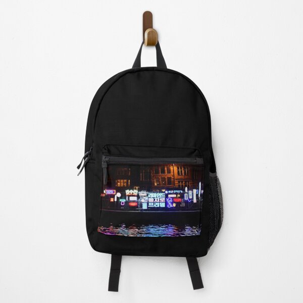 Item preview, Neon signs – Asian lights reflected in Amsterdam's canals / Swiss Artwork Photography designed and sold by Raphael Wolf.