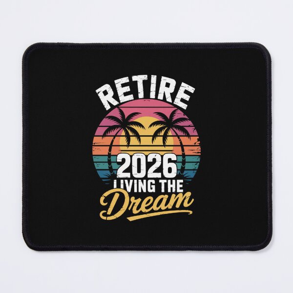 Item preview, Retire 2026 Living the Dream Sunset Palm Design designed and sold by Gogetgiggles.