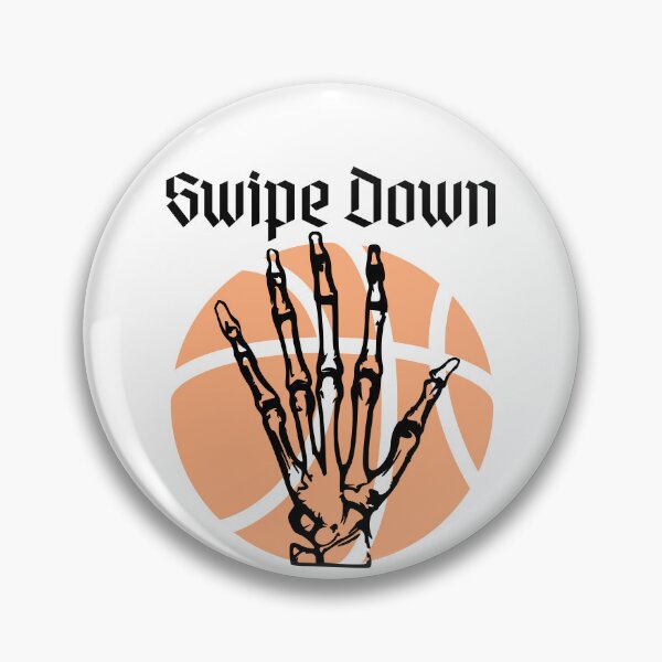 Item preview, Swipe Down Hoops Tee designed and sold by Hoops Laundry.