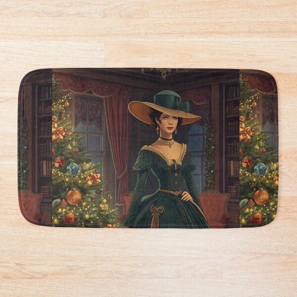 Item preview,  Lady victorian in Green Dress - Elegant Historical Portrait Art Print designed and sold by freackly.