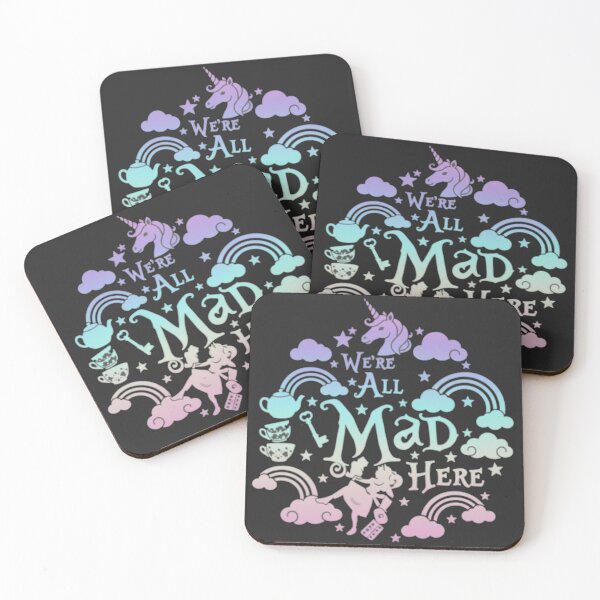 Item preview, We're All Mad Here designed and sold by OddlyMerch.