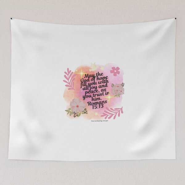 Item preview, Pink design, God of hope scripture designed and sold by PalomaHealing24.