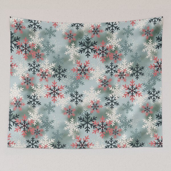Item preview, Vintage Snowflakes Seamless Repeat designed and sold by Sharon Schwalbe.