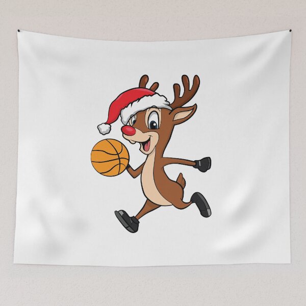 Item preview, Rudolph The Red Nose Raindeer- Basketball Player designed and sold by nikolaj1301.